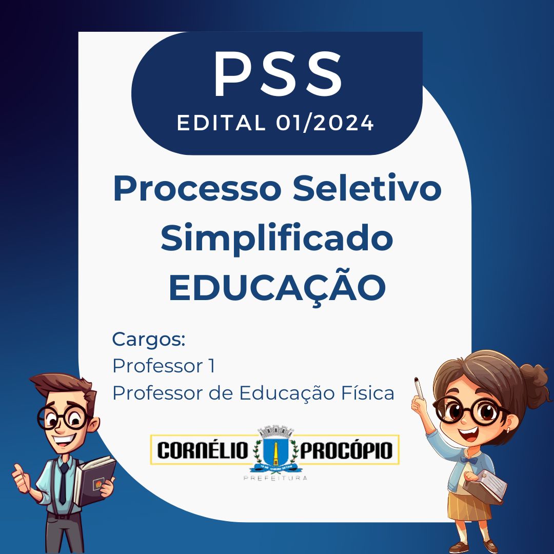PSS EDUCAÇÃO 01/2024